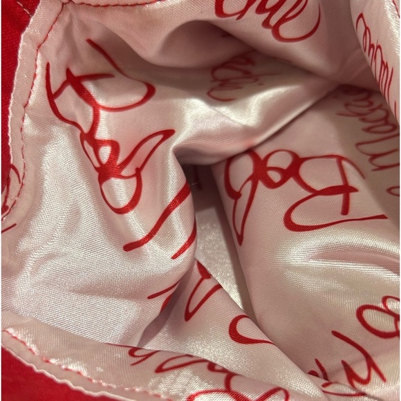 Bob Mackie Wearable Art Red Lightweight Jacket Medium Printed Lining - Picture 13 of 14